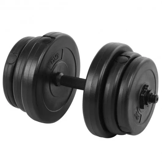 220 lbs Adjustable Cap Weight Dumbbell Set