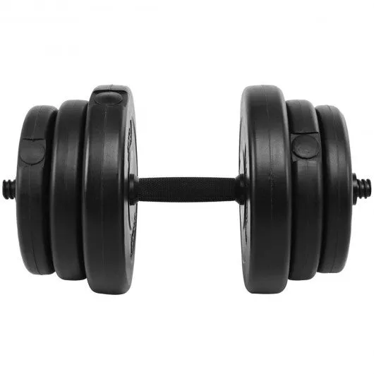 220 lbs Adjustable Cap Weight Dumbbell Set