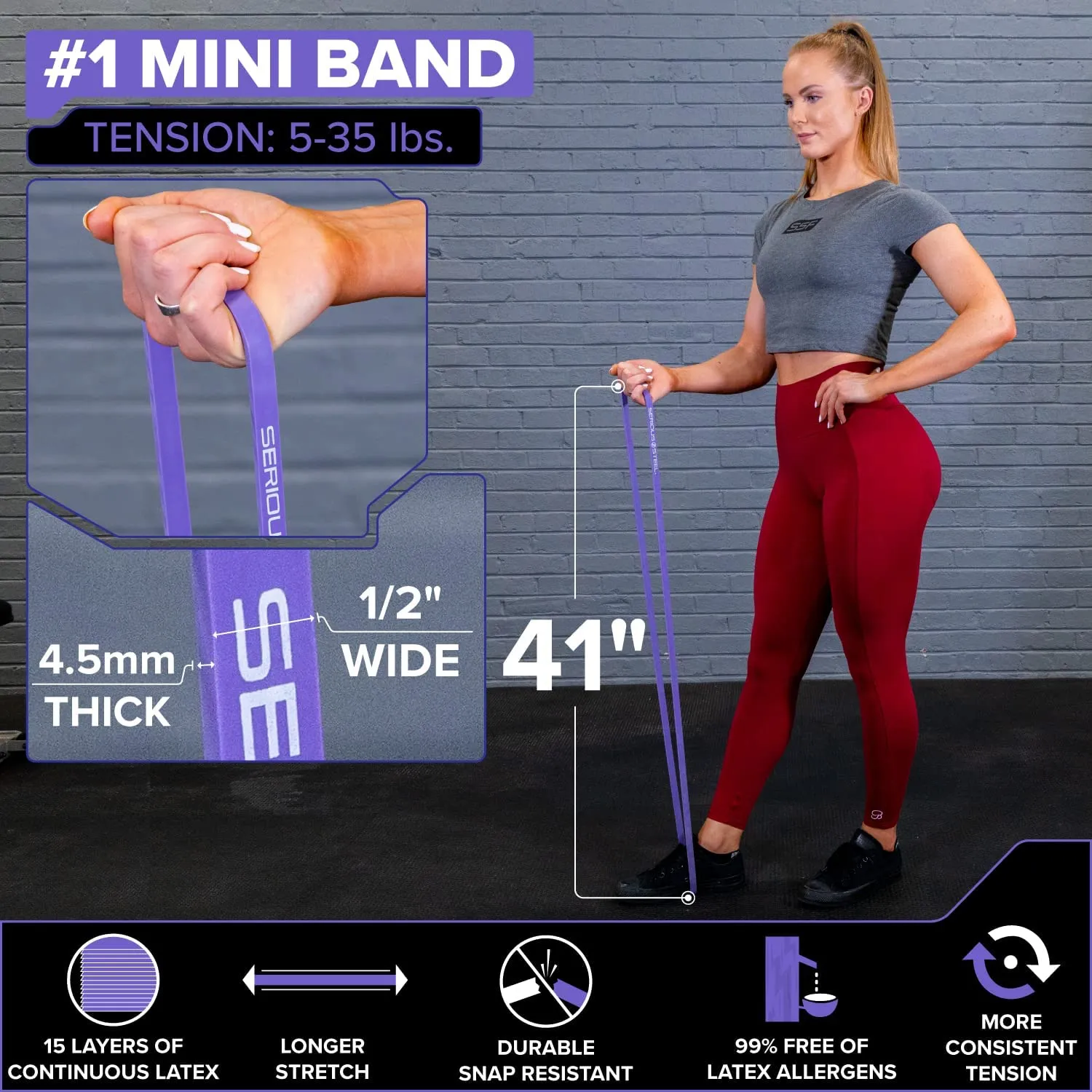 41" Monster Mini Resistance Band