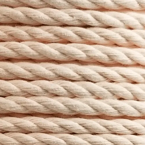 5mm Dip Dyed Cotton 3-Strand-Rope