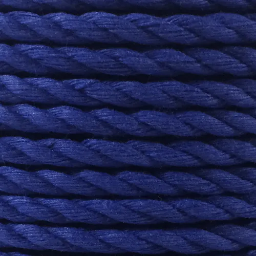 5mm Dip Dyed Cotton 3-Strand-Rope