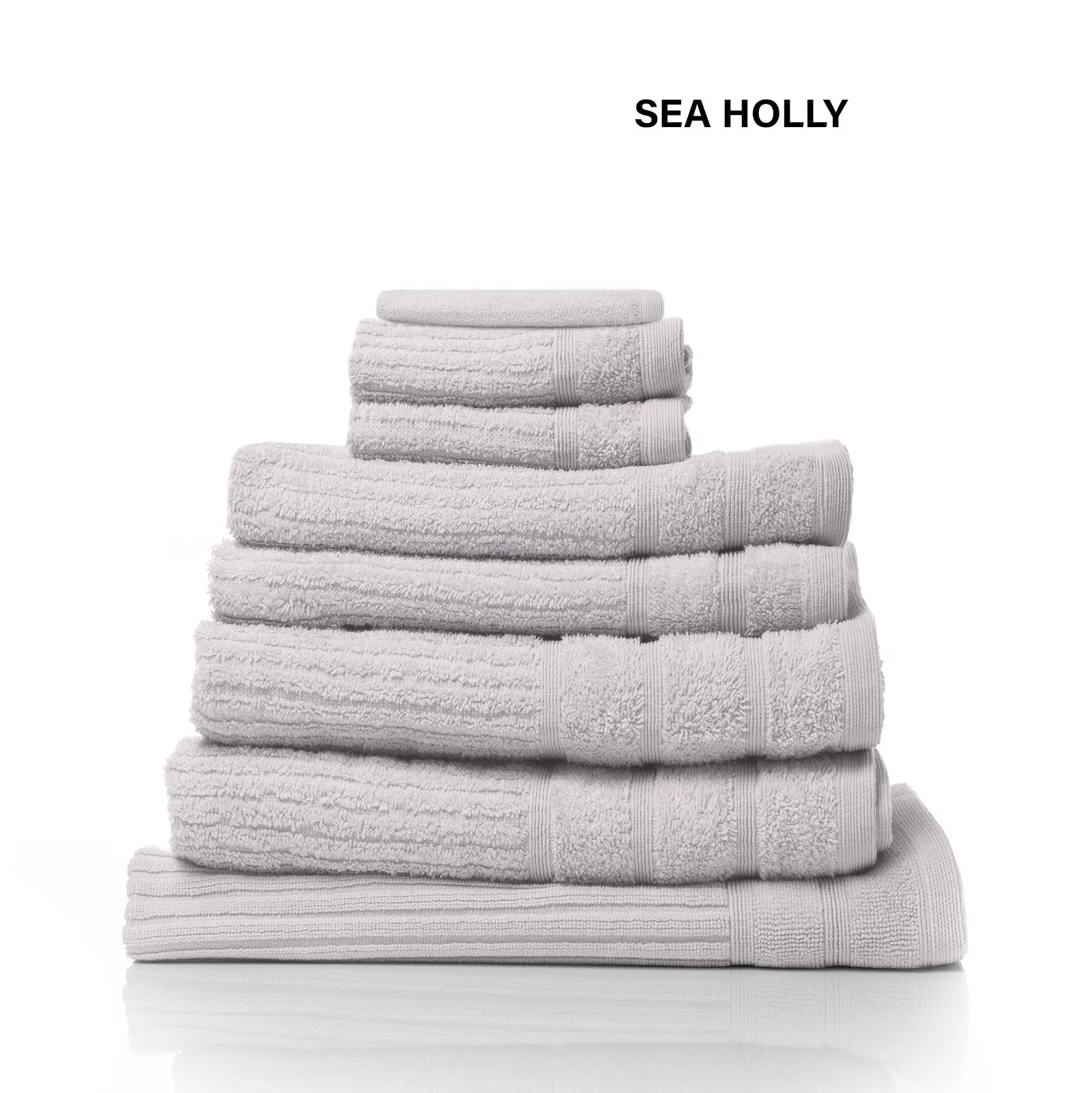 600GSM Egyptian Cotton 8-Piece Bath Towel Set - Royal Comfort