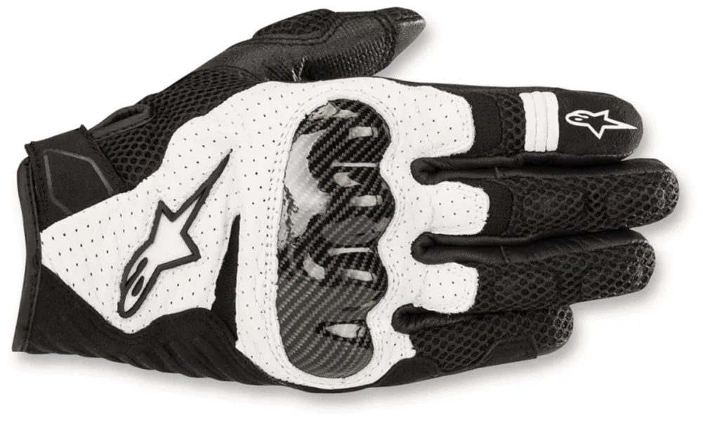 Alpinestars Men’s SMX-1 Air v2 Black and White Gloves