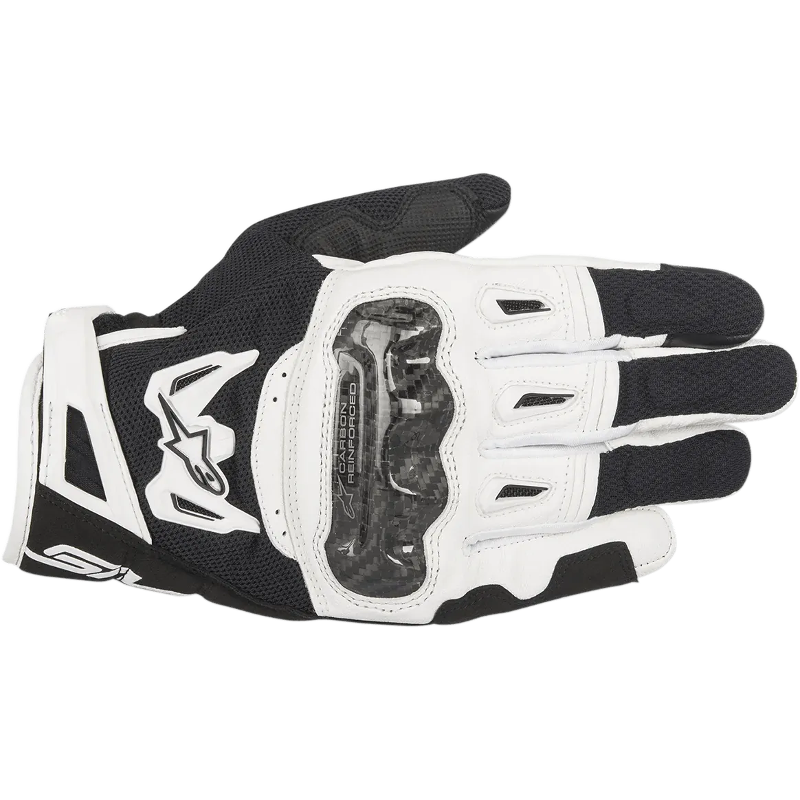 Alpinestars SMX-2 Air Carbon V2 Gloves - Black/White