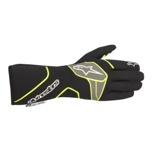 Alpinestars Tech 1 Race v2 Glove - Black/Yellow Fluo