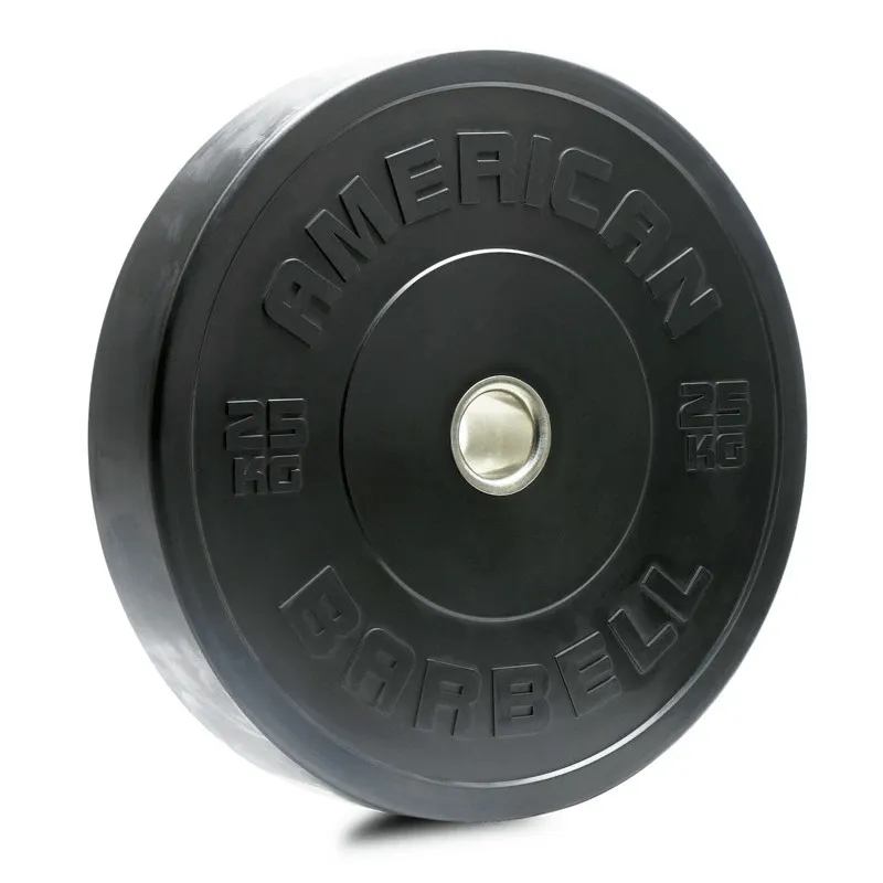 American Barbell Sport Rubber BLACK Bumper Plates (KG)