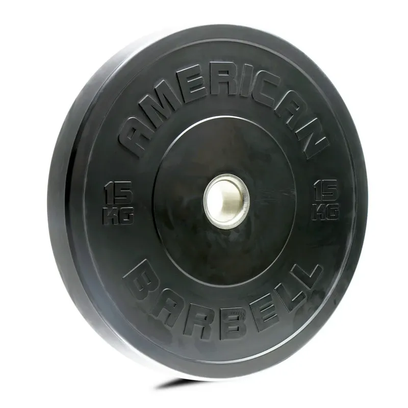 American Barbell Sport Rubber BLACK Bumper Plates (KG)