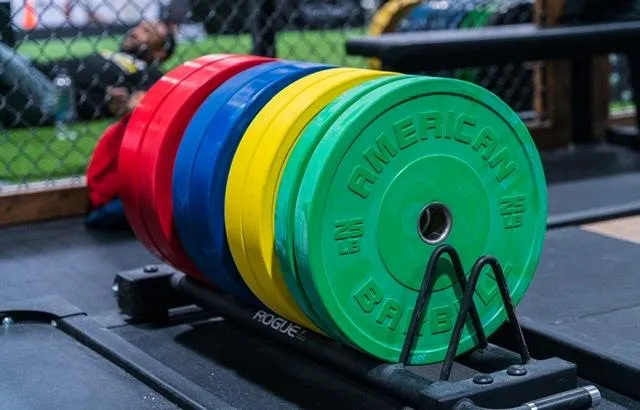 American Barbell Sport Rubber COLOR Bumper Plates (lbs)