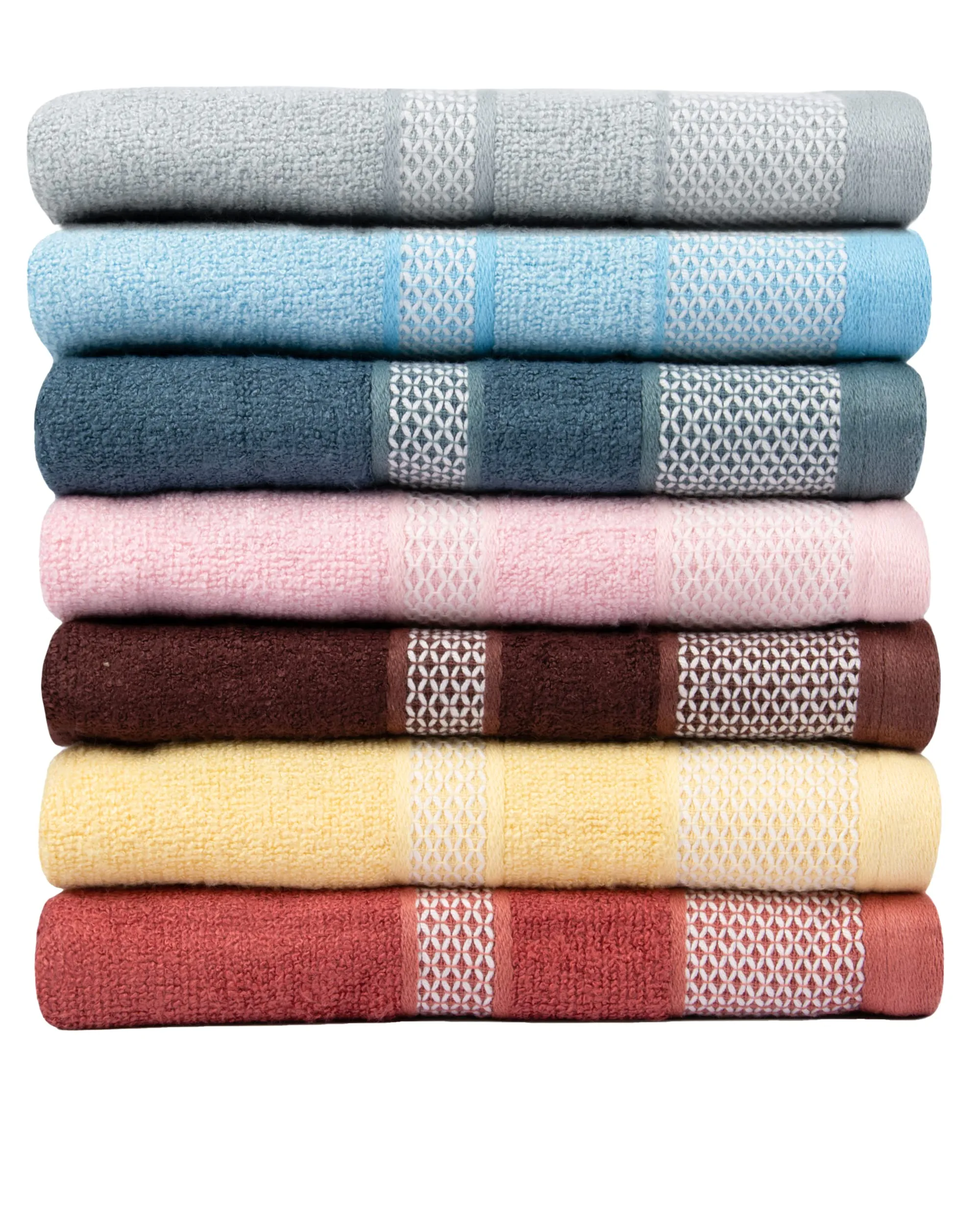 BePlush Zero Twist Bamboo Hand Towels : Ultra Soft, Highly Absorbent, Quick Dry, Anti Bacterial Napkins for Hand Towel || 450 GSM, 40 X 60 cms (6, Emerald Blue, Grey, Rust)