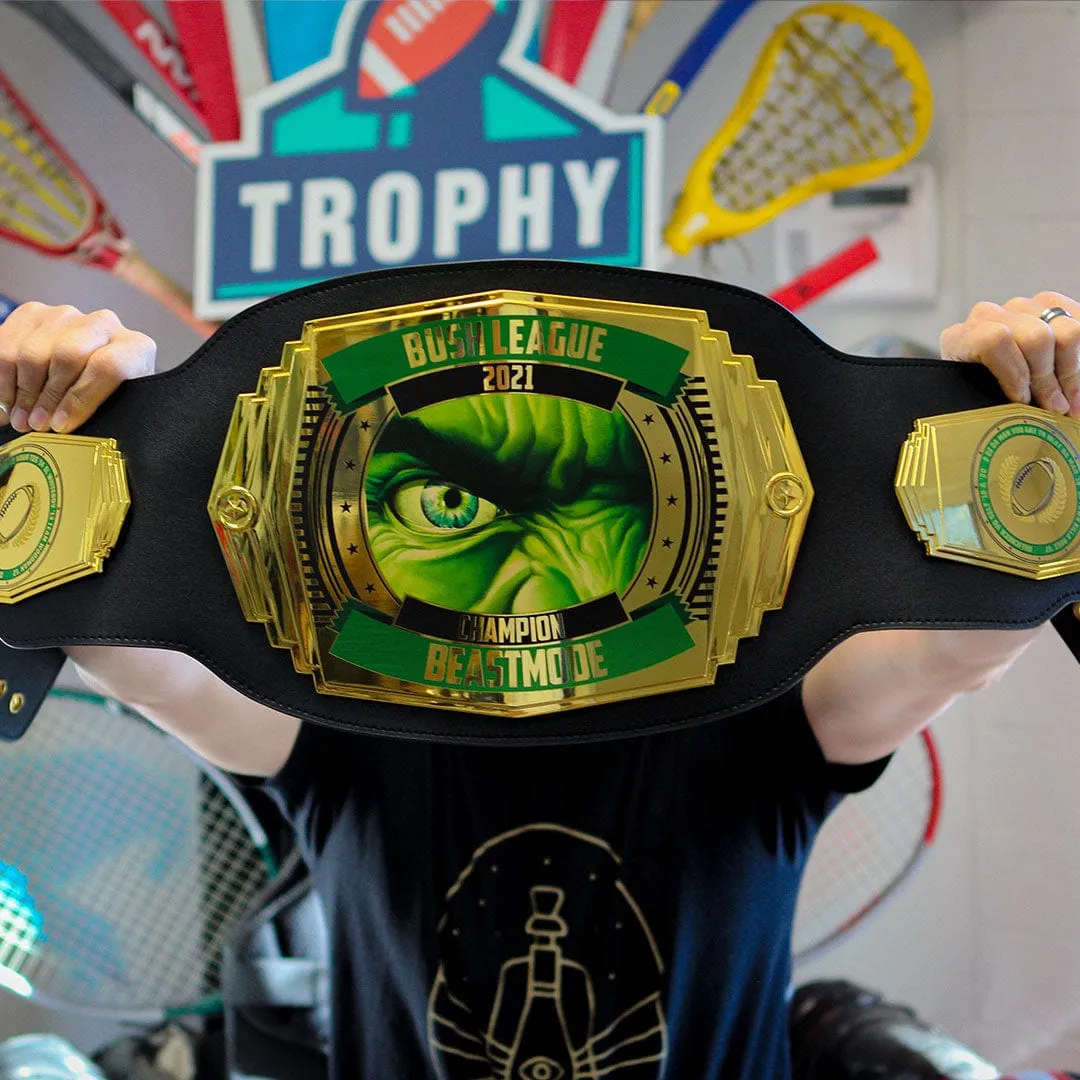 Billiards 6lb Customizable Championship Belt