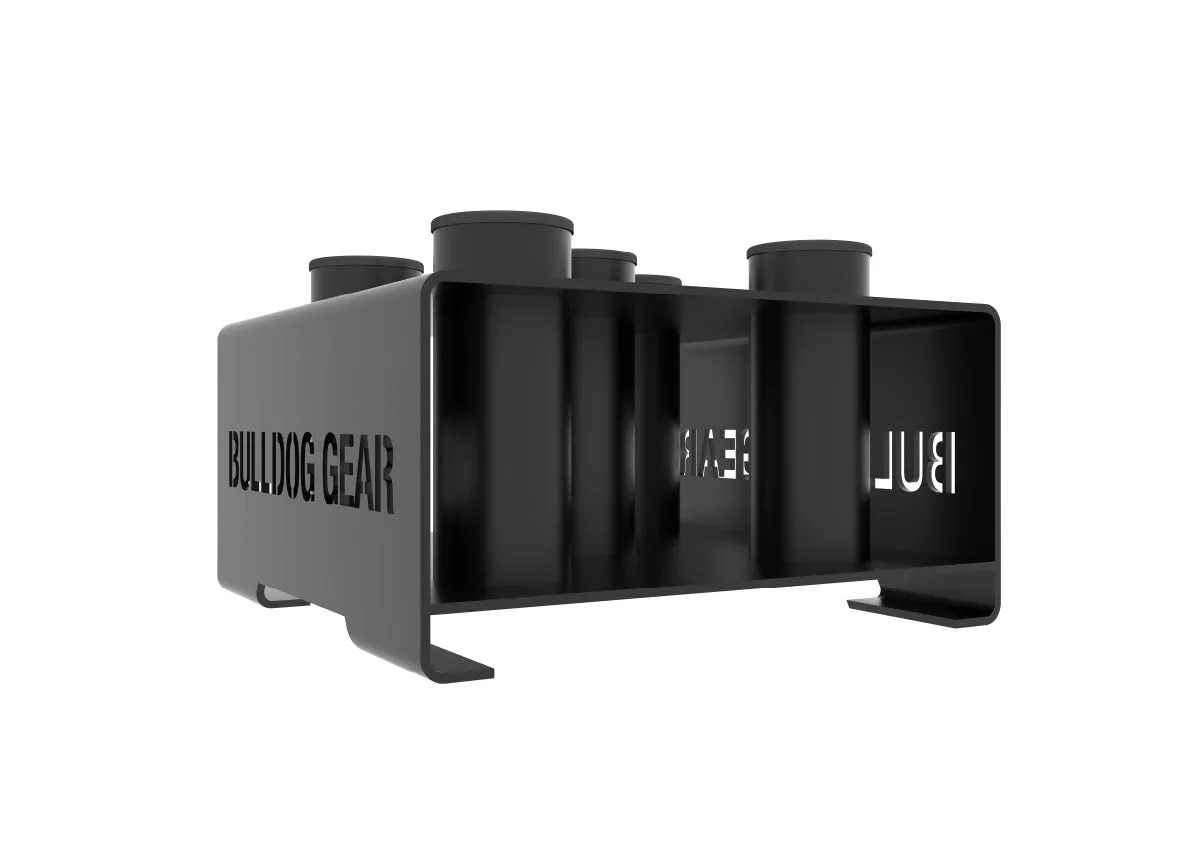 Bulldog Gear - Freestanding Vertical 5 Bar Holder Barbell Storage