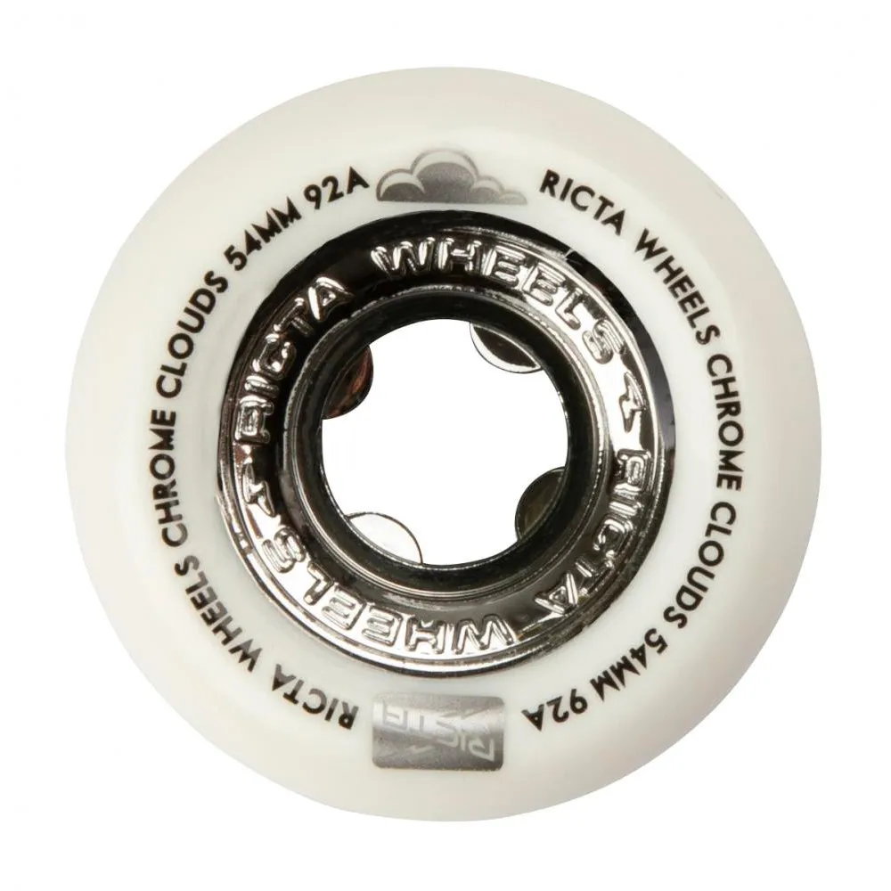 Chrome Clouds Cruiser Wheels 92A 54mm