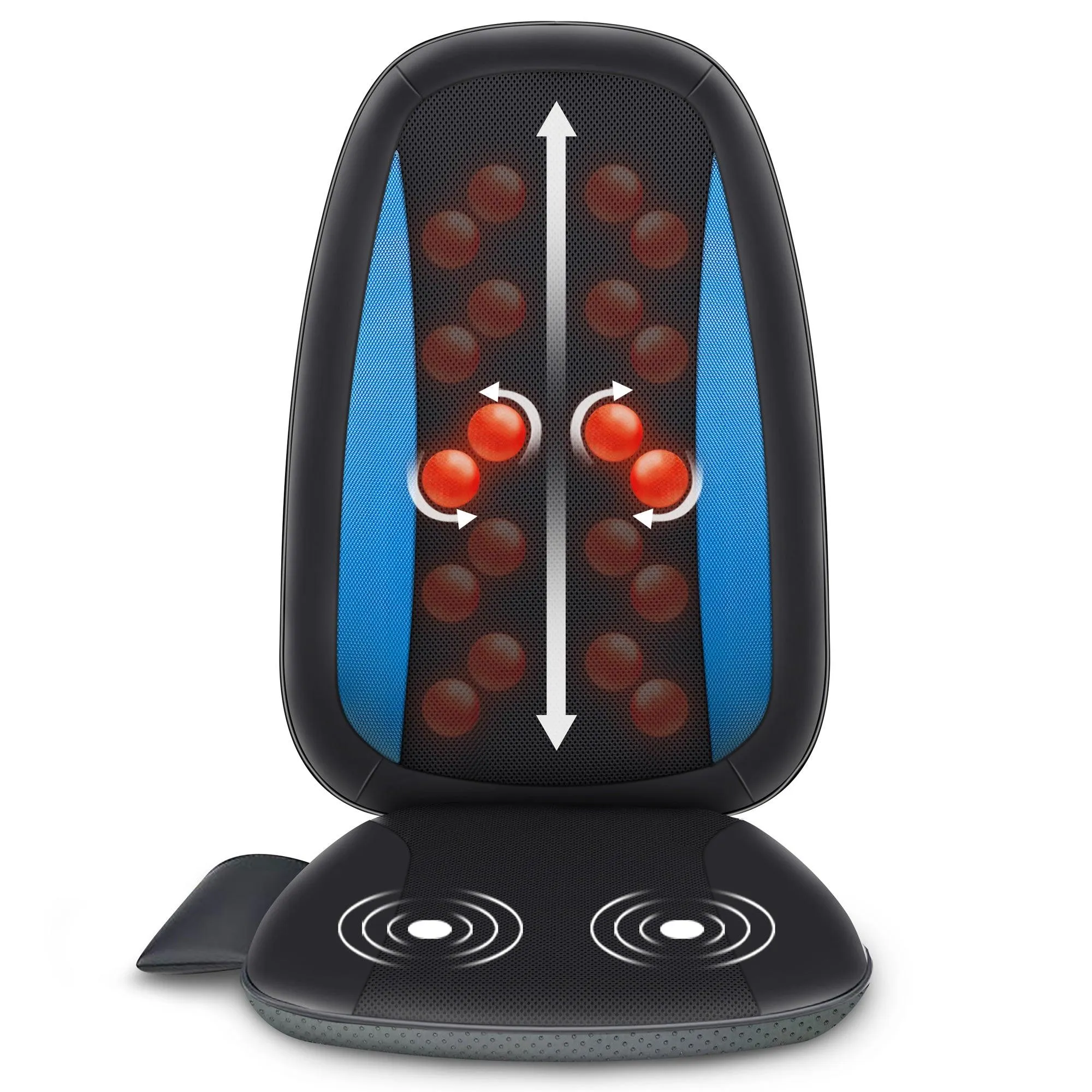 Comfier Shiatsu Back Massager with Heat,Deep Tissue Kneading Massage Seat Cushion - 2606MC