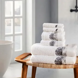 Exotic Heritage Classic Arch Anti-Bacterial, Anti-Fungal and Odour Resistant Towel Set 70X140 Cm, Neutral