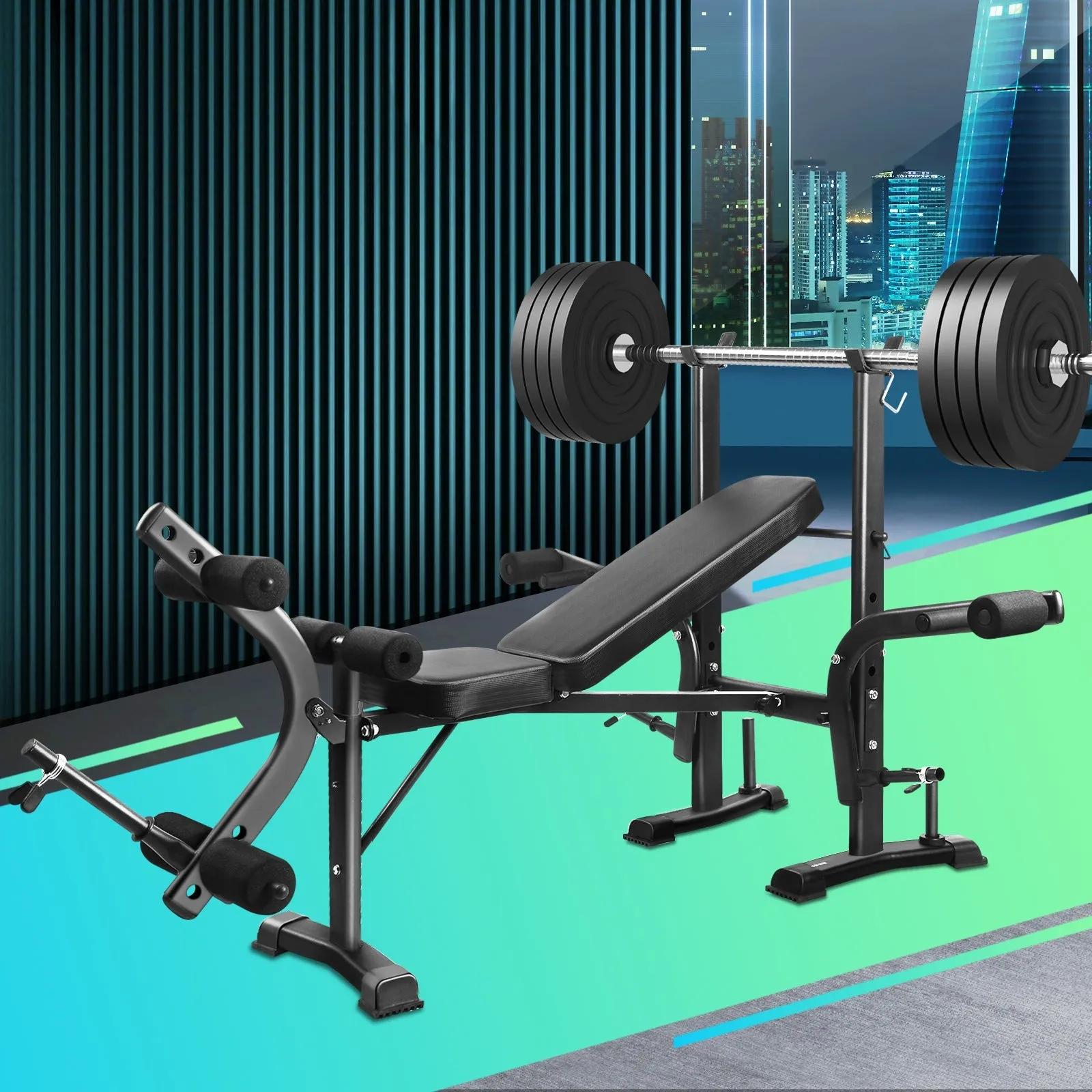 Finex Weight Bench 8-in-1 Press Multi-Station