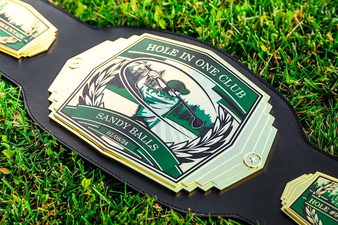 Golf Swing 6lb Customizable Championship Belt