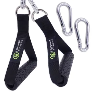 Gym Resistance Bands Handles Anti-slip TPR Grip Strong Nylon Webbing