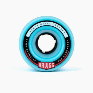 Hawgs Fatty Wheels 63mm 78a - Blue (Set of 4)