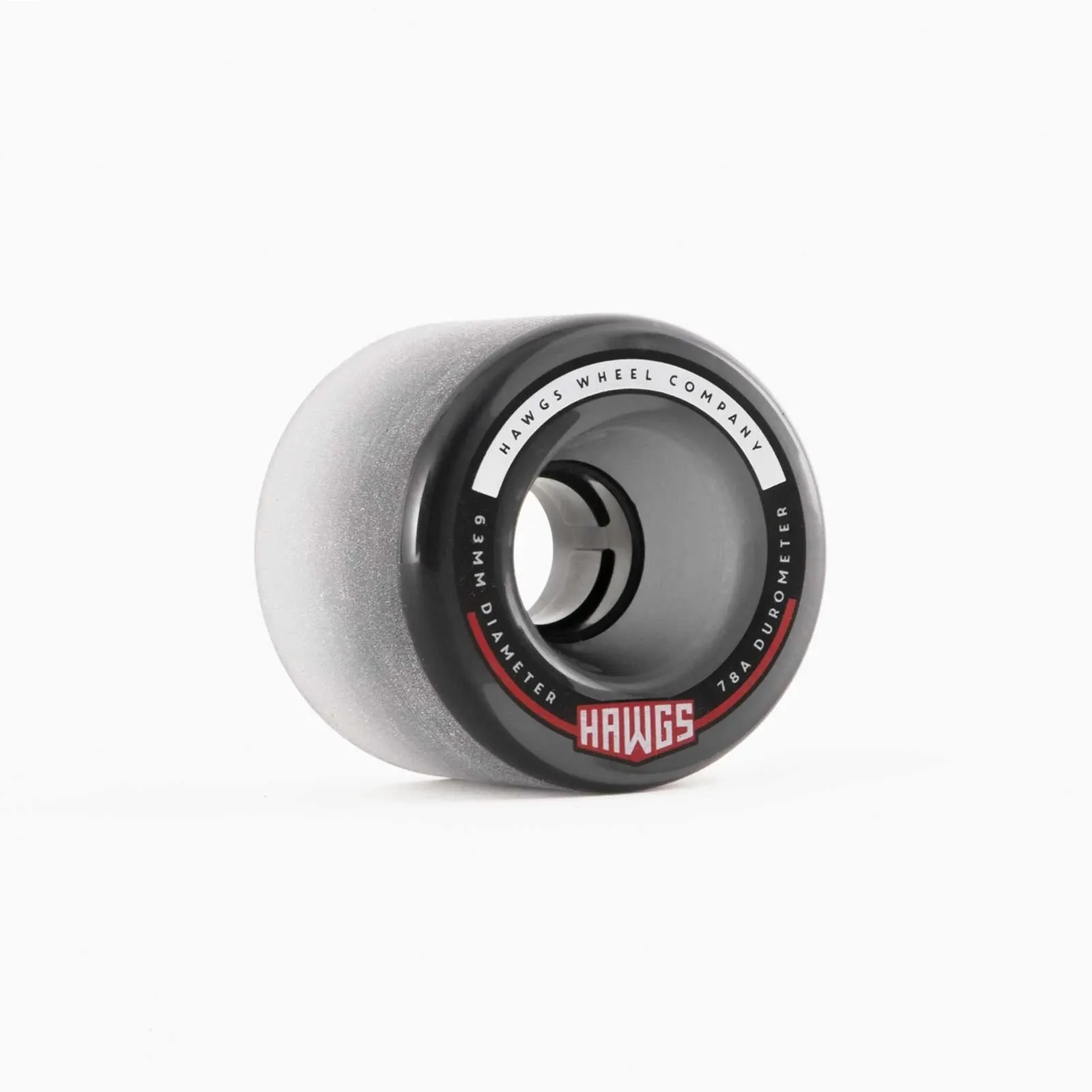 Hawgs Fatty Wheels 63mm 78a - Clear Black (Set of 4)