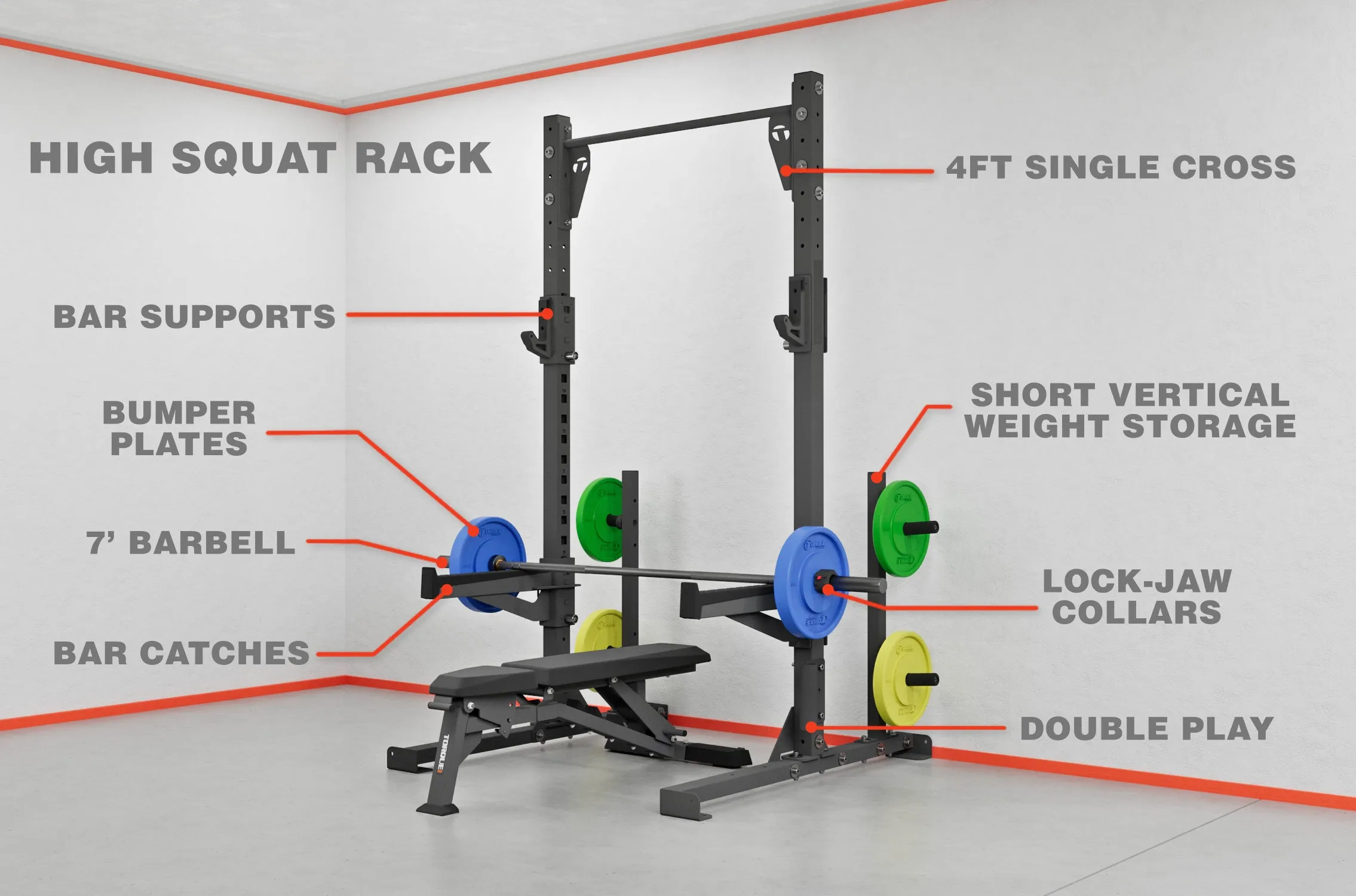 High Squat Rack - Ultimate Training Package