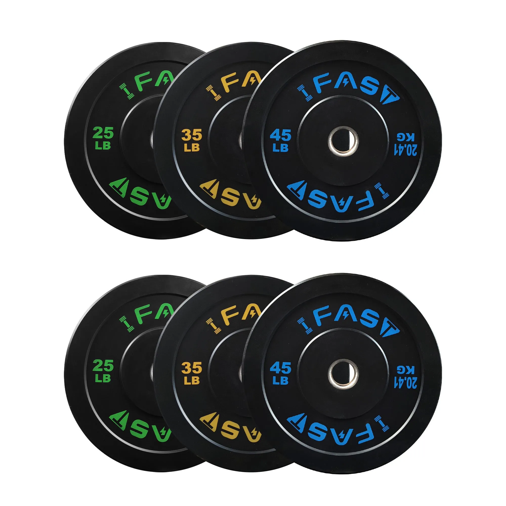 IFAST Olympic Bumper Weight Plates