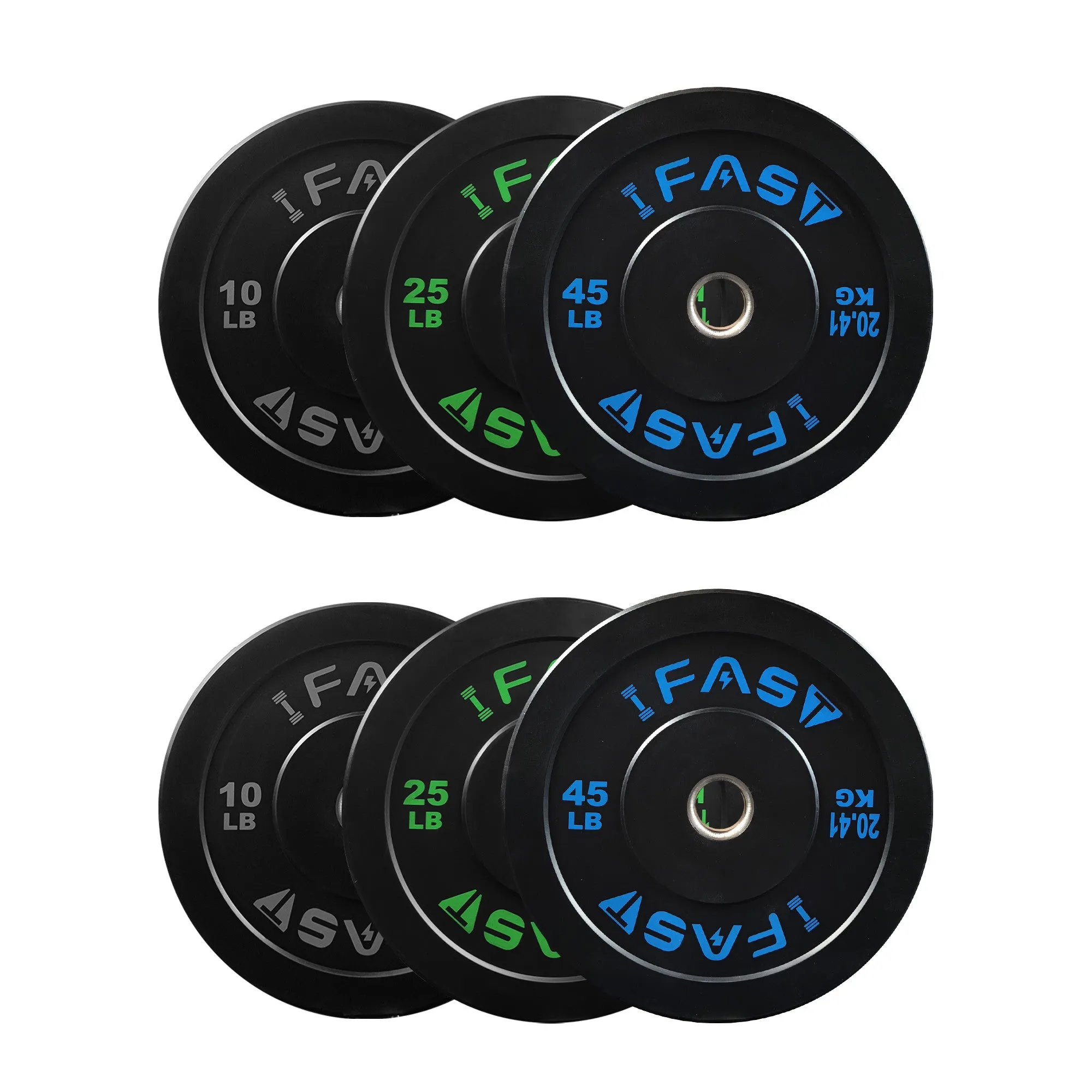 IFAST Olympic Bumper Weight Plates