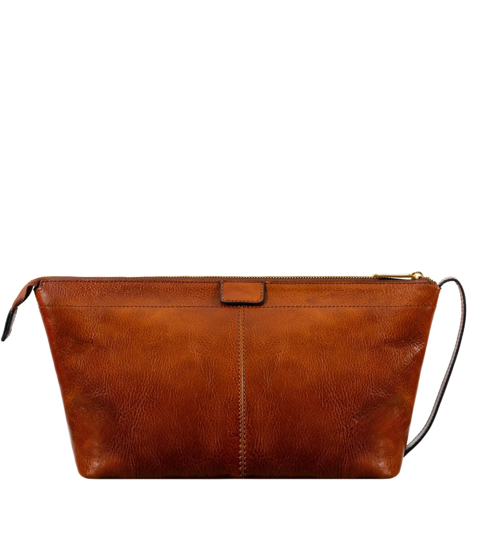 Leather Cosmetic Bag Dopp Kit - Ragtime