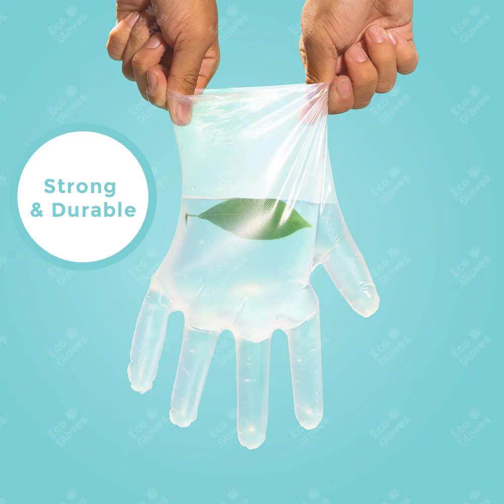 *New & Improved* Individually Wrapped Disposable Gloves - 10 Pack