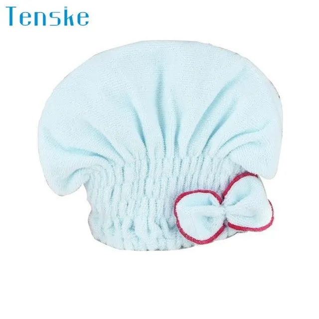 Newly Square Textile Useful Dry Microfiber Turban Quick Hair Hats Towels Bathing Shower cap