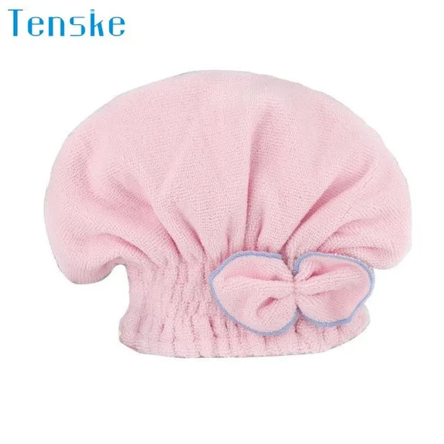 Newly Square Textile Useful Dry Microfiber Turban Quick Hair Hats Towels Bathing Shower cap