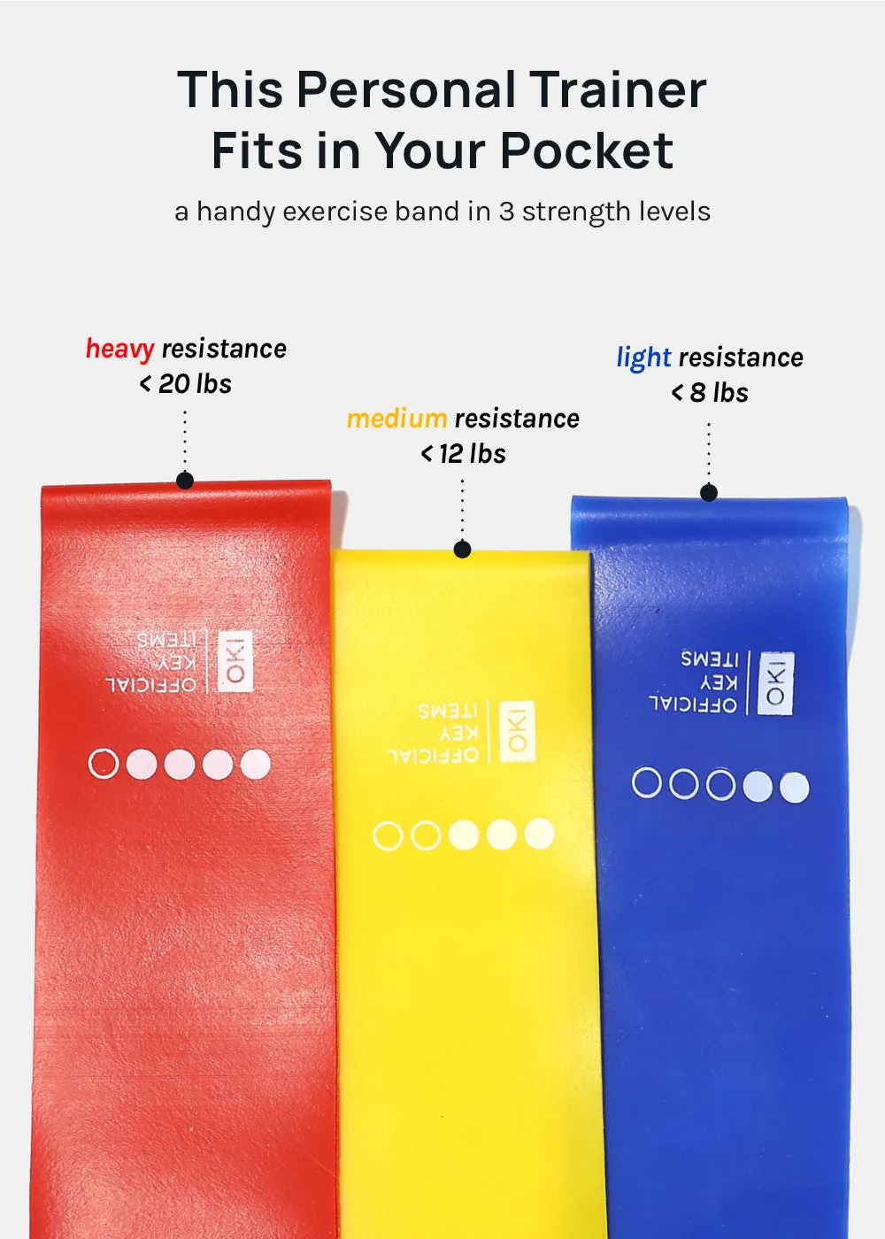 Official Key Items Resistance Bands