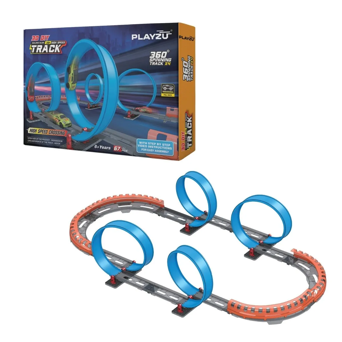 Playzu High Speed Pull Back- 4A