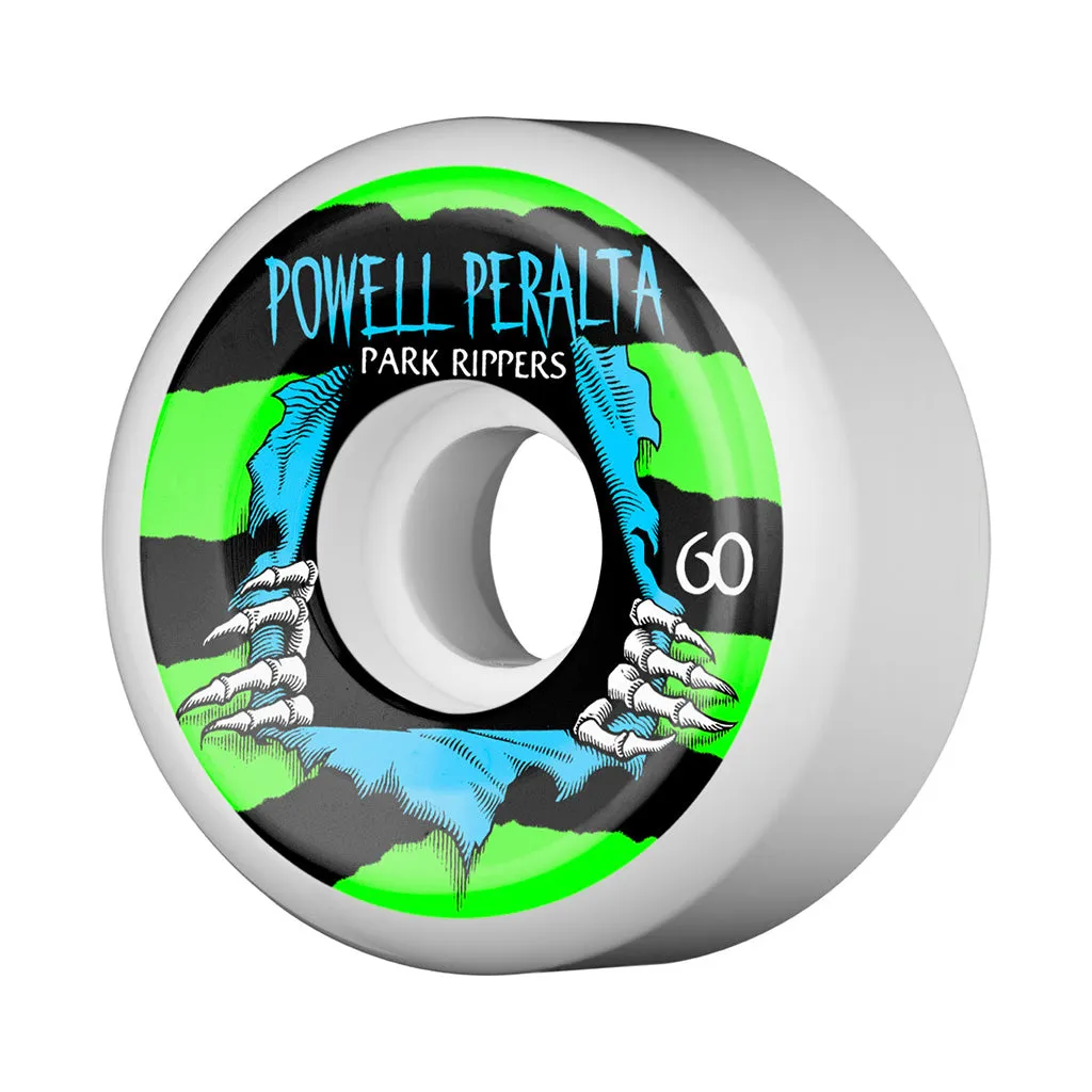 Powell Peralta 60mm Park Ripper Wheels - White