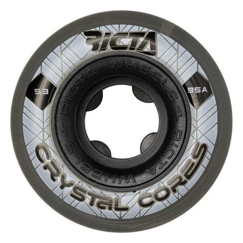 Ricta 53mm 95a Crystal Cores Skateboard Wheels 4pk