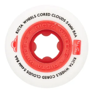 Ricta Cored Clouds Red 86a 54mm Wheels