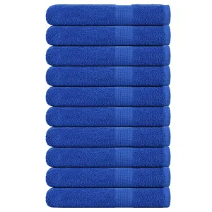 Sauna Towels 10 pcs Blue 80x200 cm 360 gsm 100% Cotton