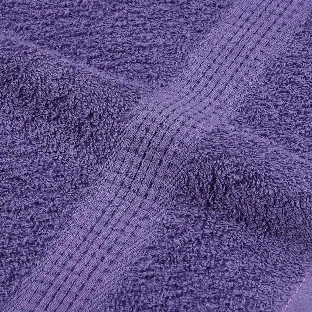 Sauna Towels 4 pcs Purple 80x200 cm 360 gsm 100% Cotton