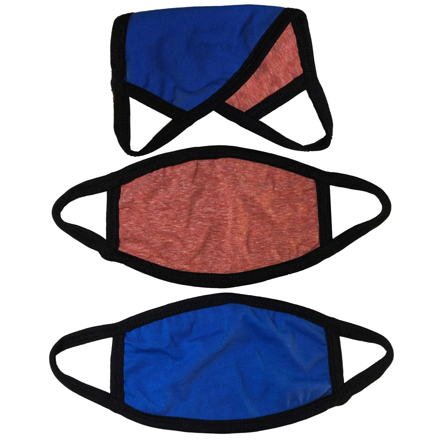 Solid Threads 3 Layer Reversible Facemask with Ear Loops