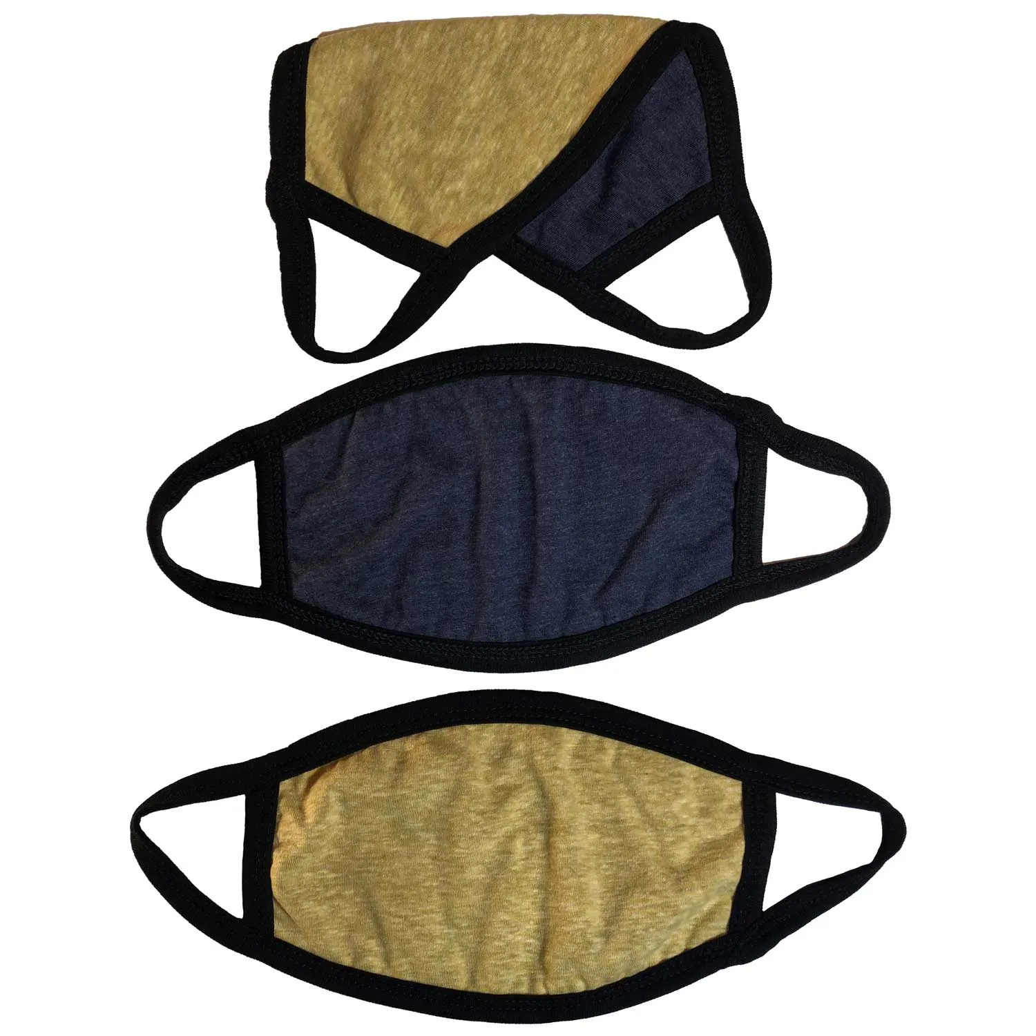 Solid Threads 3 Layer Reversible Facemask with Ear Loops