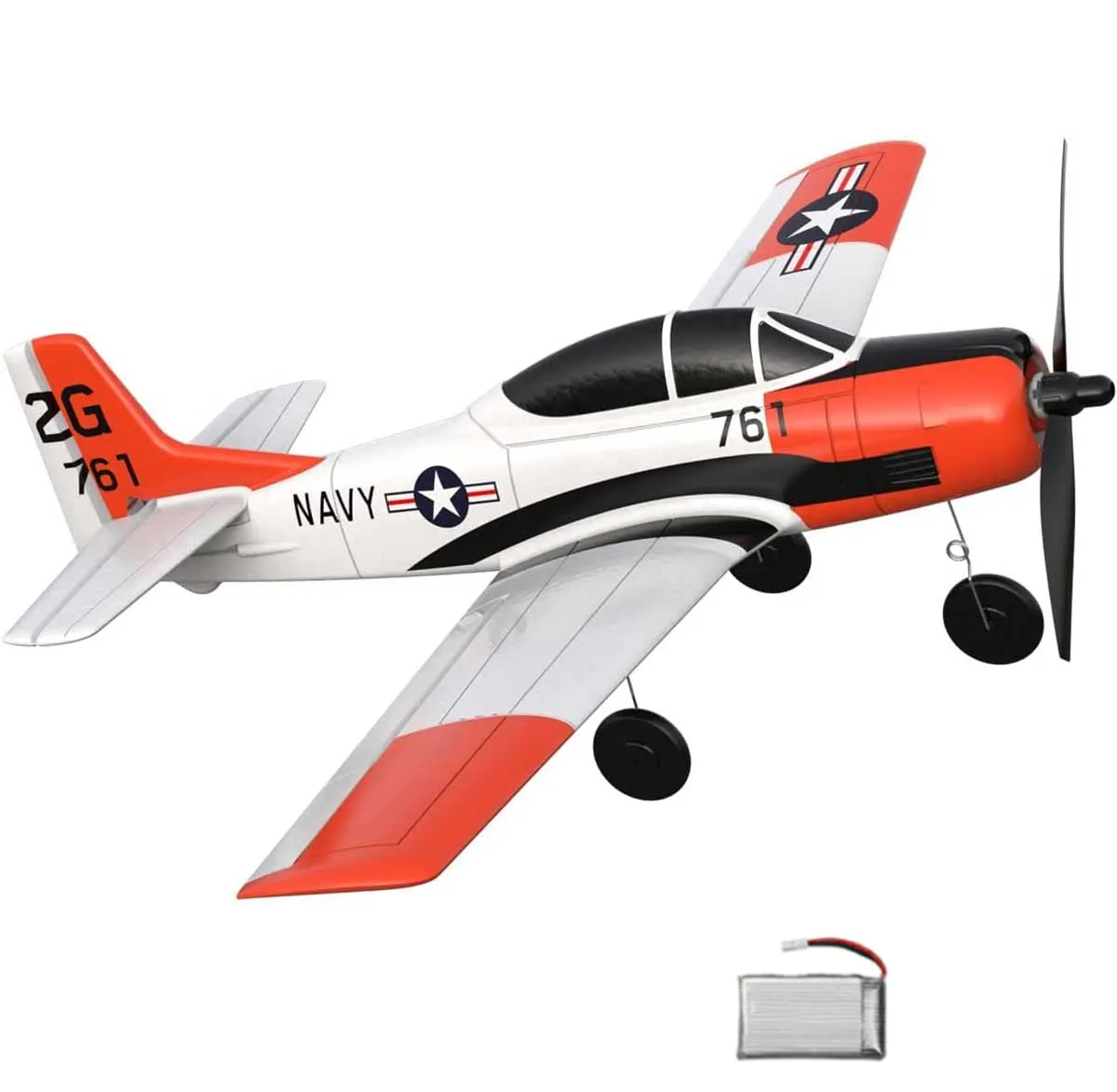 T28 Trojan 4CH RC Trainer Plane with Xpilot Gyro & One-Key Aerobatics