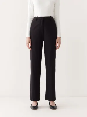 The Jane Straight Pant in Black