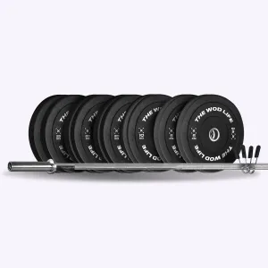 TWL - Men's 190Kg Everyday Barbell and Bumper Plate Package [PRE-ORDER]