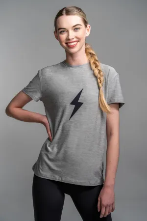 Women's "BOLT" SuperSoft T-Shirt | Grey